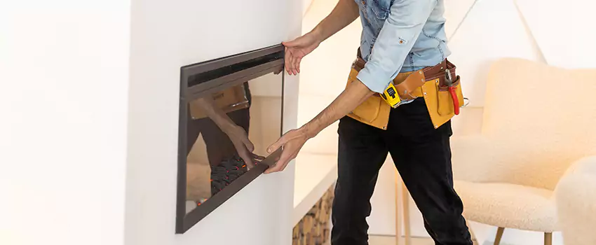 Metal Fireplace Installation in South Riding, Virginia