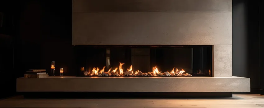Gas Fireplace Ember Bed Design Services in South Riding, Virginia