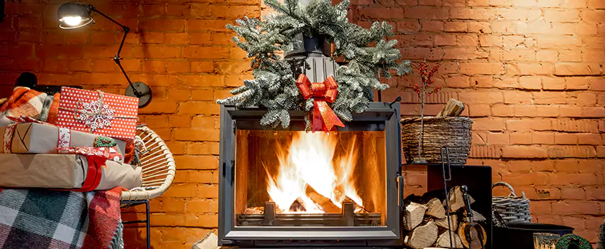 Travis Industries Linear Gas Fireplace Installation in South Riding, Virginia