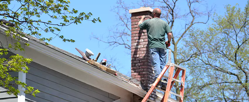 Vinyl and PVC Chimney Flashing Installation in South Riding, VA