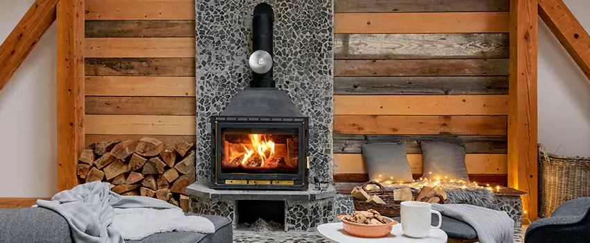 Thelin Hearth Products Direct Vent Gas Stove Fireplace Inspection in South Riding, Virginia